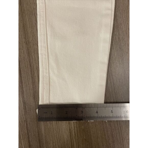 We The Free People Skinny Jeans Size 24 Mid Rise‎ In White Color MSRP $78 - Picture 10 of 13